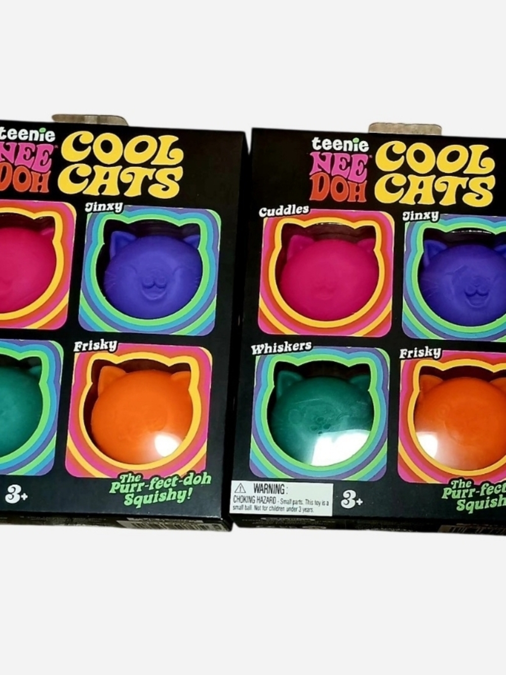 Teenie Nee Doh Cool Cats Squishy Pack Bundle